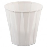 Dart 3.5 ounce Paper Medical and Dental Treated Souffle Cups - White, 5000 count